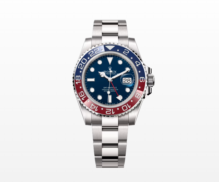 Rolex GMT-Master II, Oyster, 40mm, White Gold Reissue Watch  126729VTNR