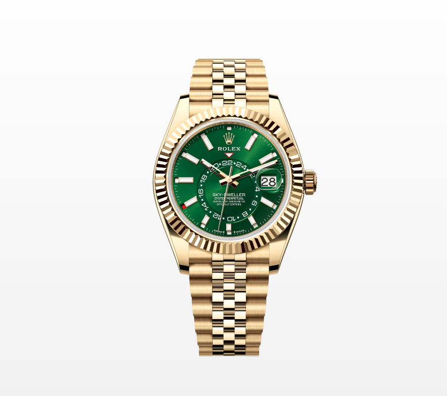 Rolex Sky-Dweller Oyster, 42mm, Oyster, 42mm, Yellow Gold Reissue Watch 366938