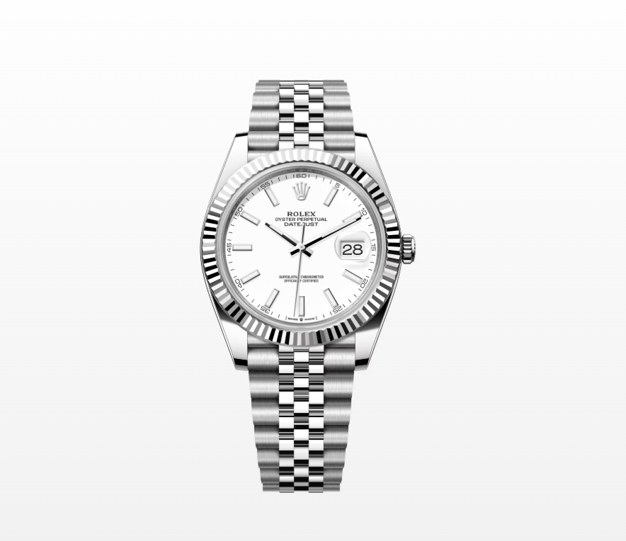 Rolex Datejust 41 Oyster, 41mm, White Gold and Oystersteel Reissue Watch 126334