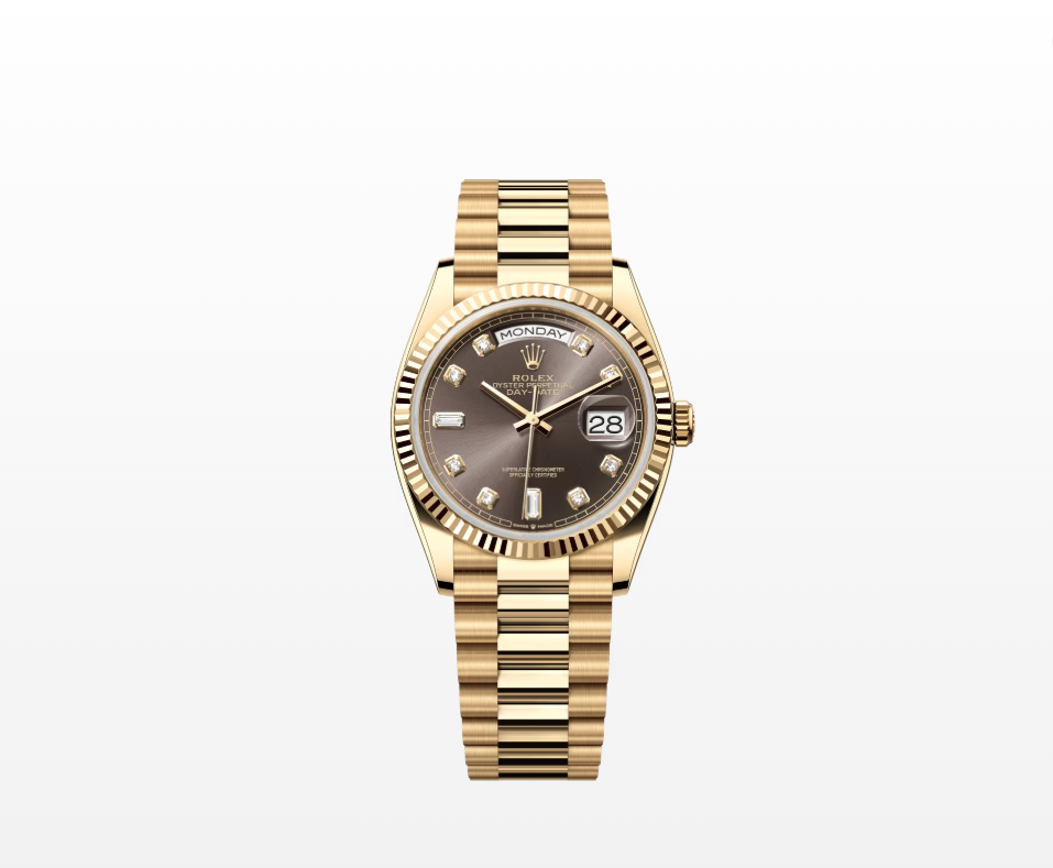 Rolex Day-Date 36 Oyster, 36mm, Yellow Gold Reissue Watch 128238