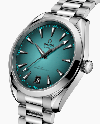 Omega Seamaster Collection AQUA TERRA 150M Watch, 41mm, Stainless Steel Case with Stainless Steel Bracelet, Replica Watch