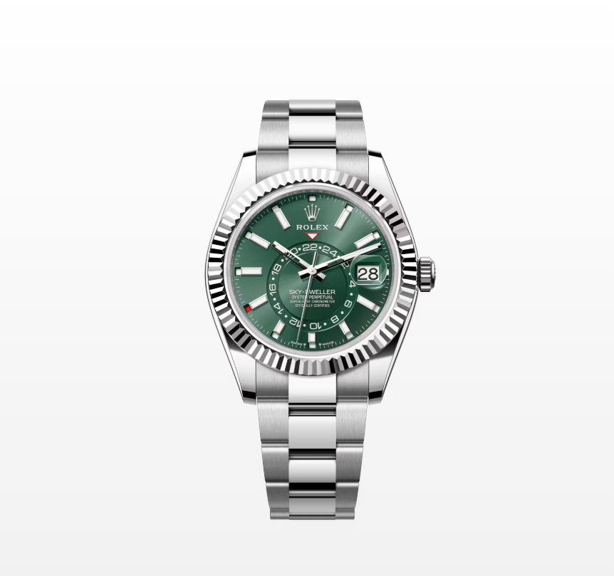 Rolex Sky-Dweller Oyster, 42mm, White Gold and Oystersteel Reissue Watch 336934