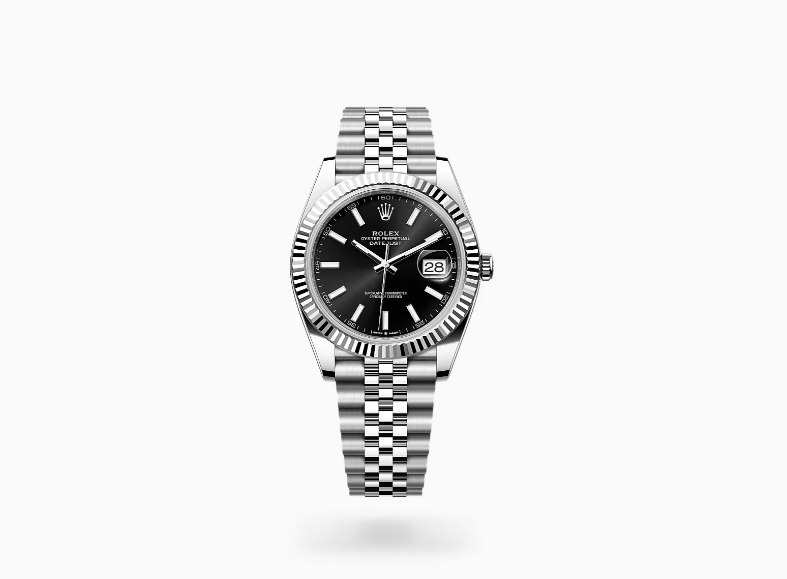 Rolex Datejust 41 Oyster type 41Oyster Perpetual, 41mm, white gold and Oystersteel replica watchModel 126334