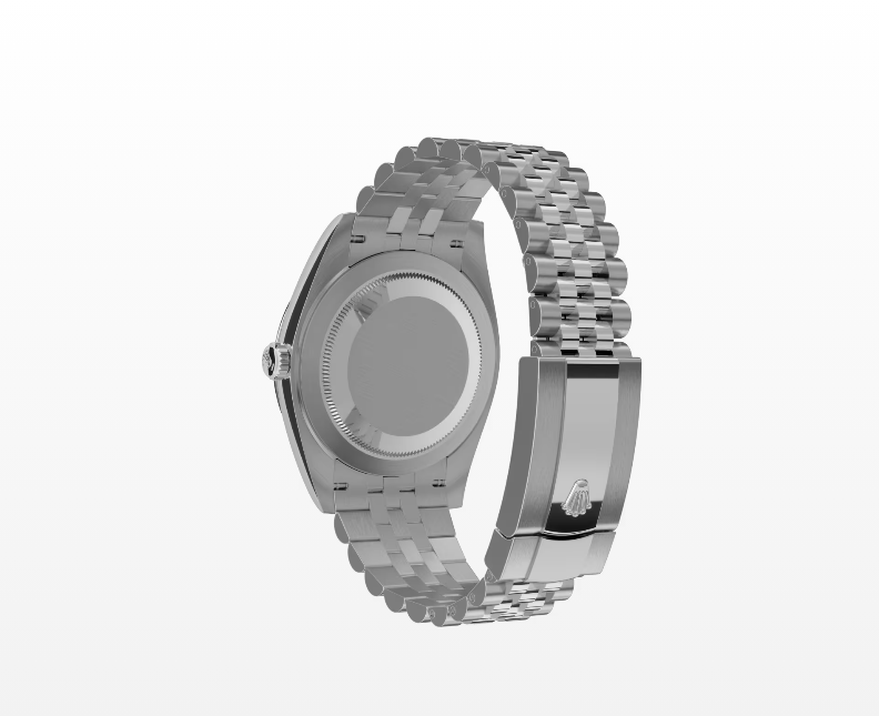 log Type 41 oyster, 41mm, white gold and oyster steel Replica Wacthes