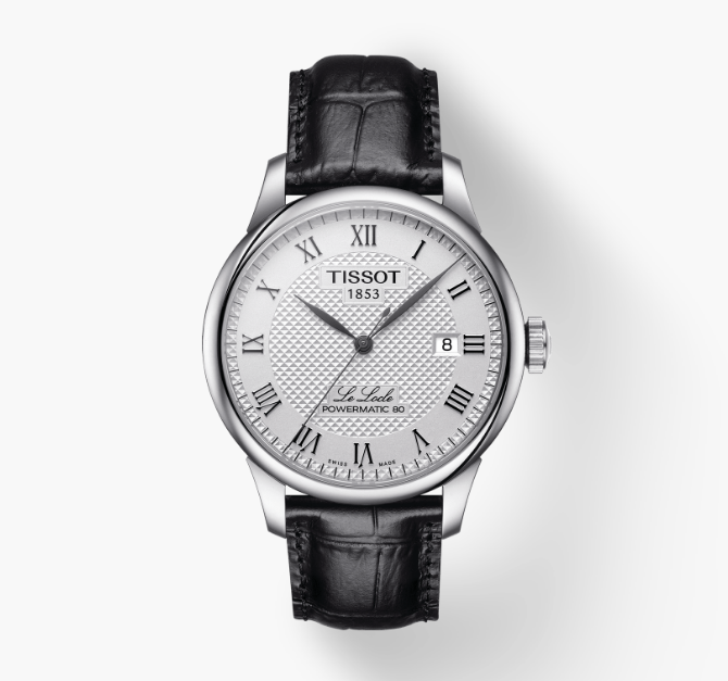 Tissot Le Locle Collection Leather Strap Automatic Men's Watch with 80 Movement, Replica Watch