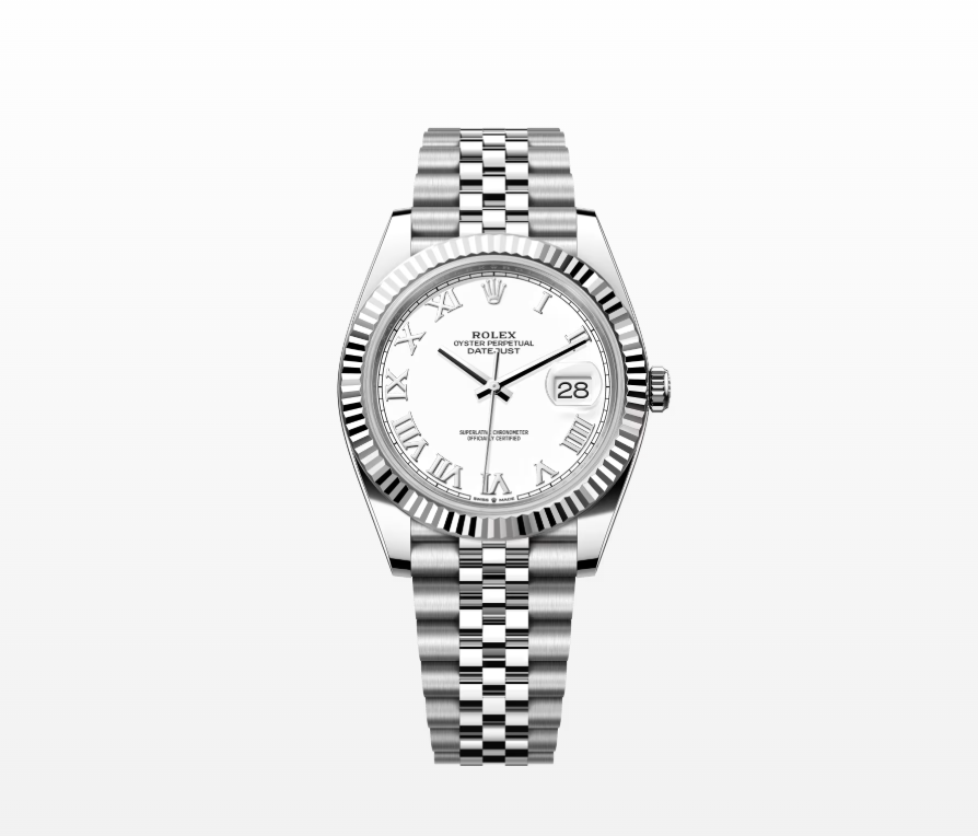 Rolex Datejust 41 Oyster, 41mm, White Gold and Oystersteel Reissue Watch 126334