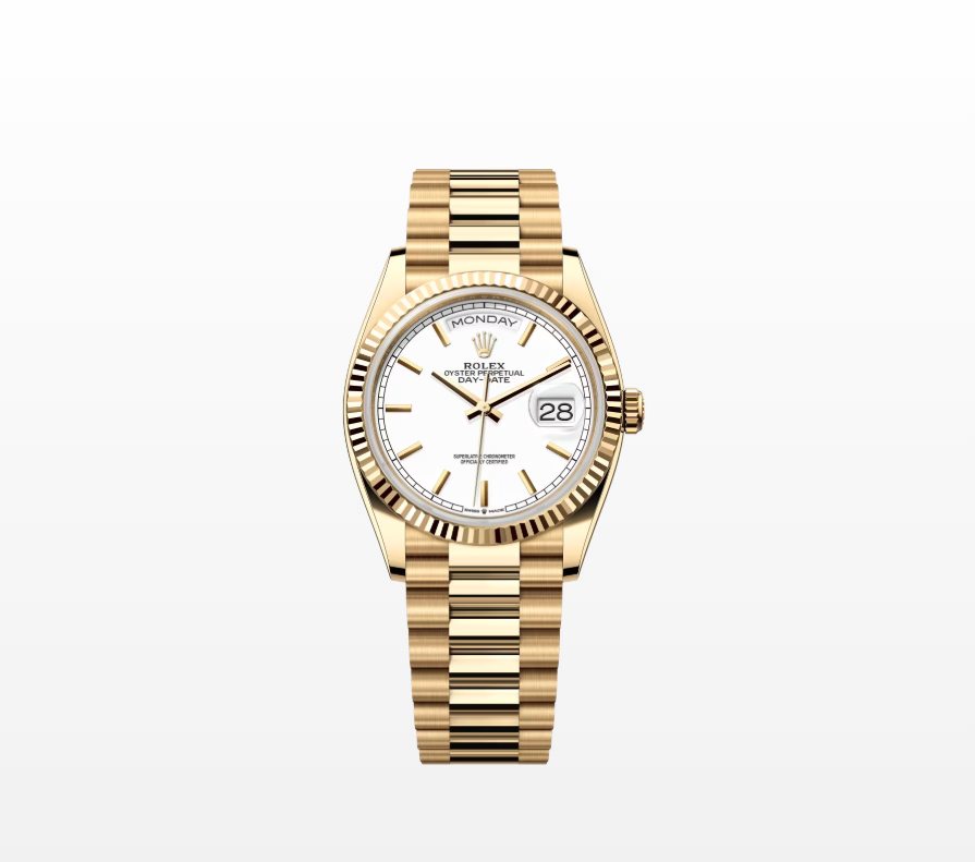 Rolex Day-Date 36 Oyster, 36mm, Yellow Gold Reissue Watch 128238