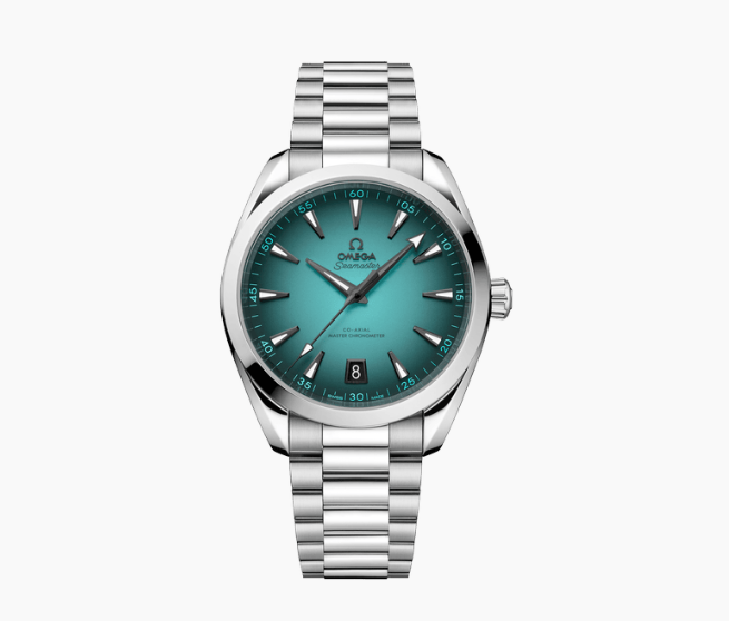 Omega Seamaster Collection AQUA TERRA 150M Watch, 41mm, Stainless Steel Case with Stainless Steel Bracelet, Replica Watch