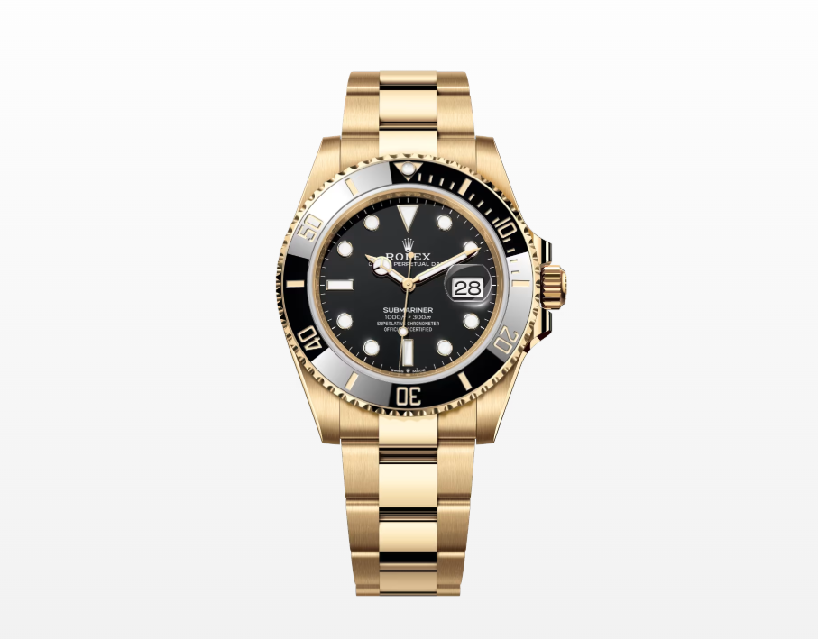 Rolex Submariner Date, 41mm, Yellow Gold Reissue Watch, Reference  126618LN