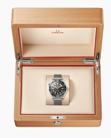Omega Seamaster Collection, 300M Diver's Watch, 42mm, stainless steel case with stainless steel bracelet (replica watch)