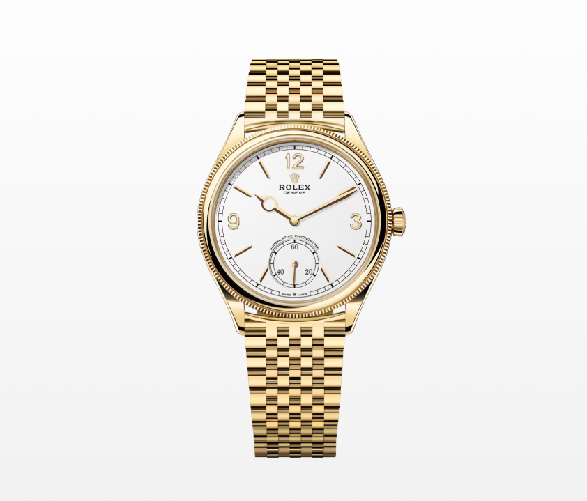 Rolex 1908, 39mm, 18K Yellow Gold, Polished Finish Reissue Watch  525508