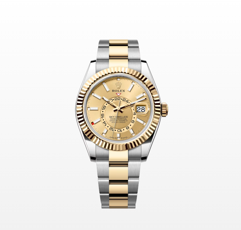 Rolex Sky-Dweller Oyster, 42mm, Yellow Gold and Oystersteel Reissue Watch 336933