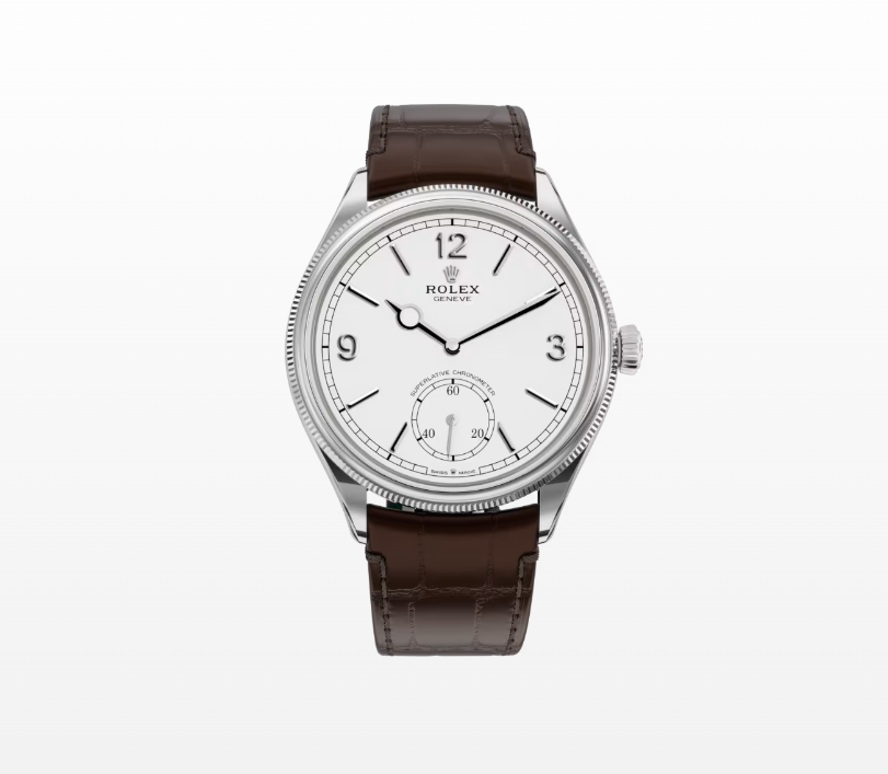 Rolex 1908, 39mm, 18K White Gold, Polished Finish Reissue Watch  5255096