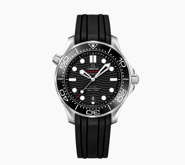 Omega Seamaster Collection 300M Diving Watch, 42mm, Stainless Steel Case with Rubber Strap, Replica Watch