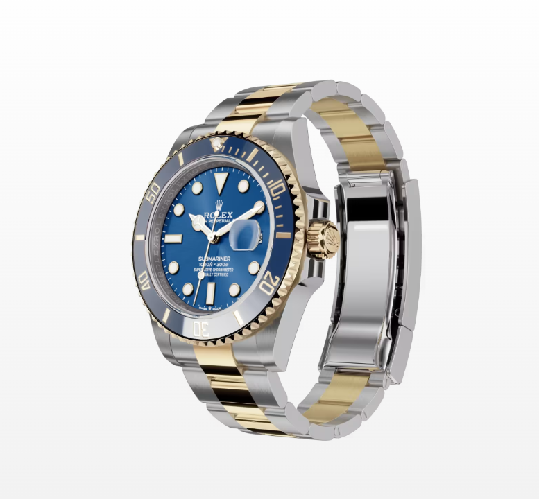 Rolex Submariner Date, 41mm, Yellow Rolesor (Oystersteel and Yellow Gold) Reissue Watch  126613LB