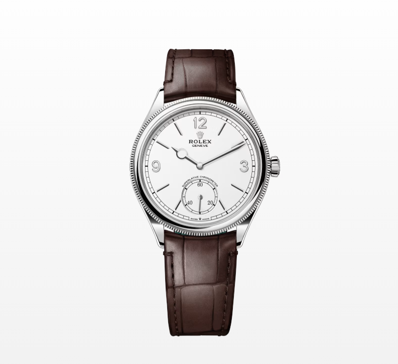 Rolex 1908, 39mm, 18K White Gold, Polished Finish Reissue Watch  5255096