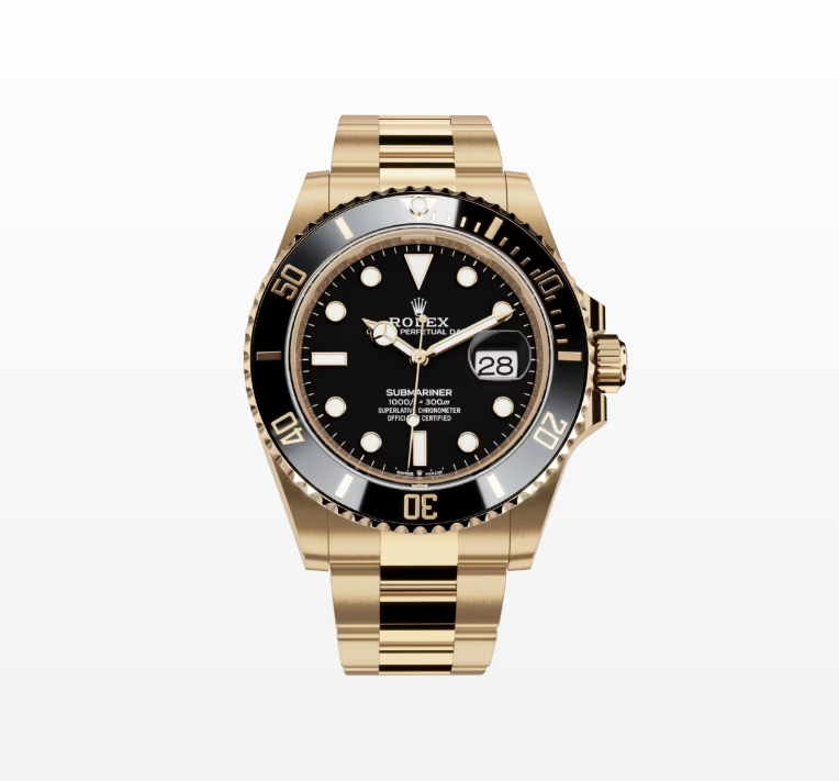 Rolex Submariner Date, 41mm, Yellow Gold Reissue Watch, Reference  126618LN