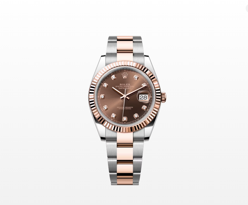 Rolex Datejust 41 Oyster, 41mm, Everose Gold and Oystersteel Reissue Watch  126331