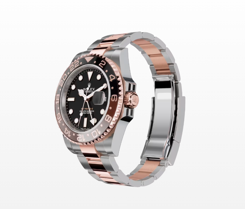 Rolex GMT-Master II, Oyster, 40mm, Everose Rolesor (Everose Gold and Oystersteel) Reissue Watch  126711CHN