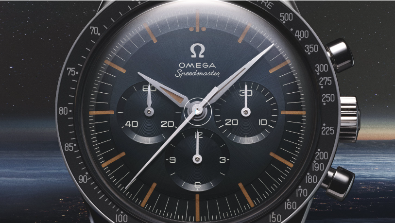 Omega Speedmaster Collection, Omega's First Space Watch, 39.7mm, Stainless Steel Case with Stainless Steel Bracelet, Replica Watch