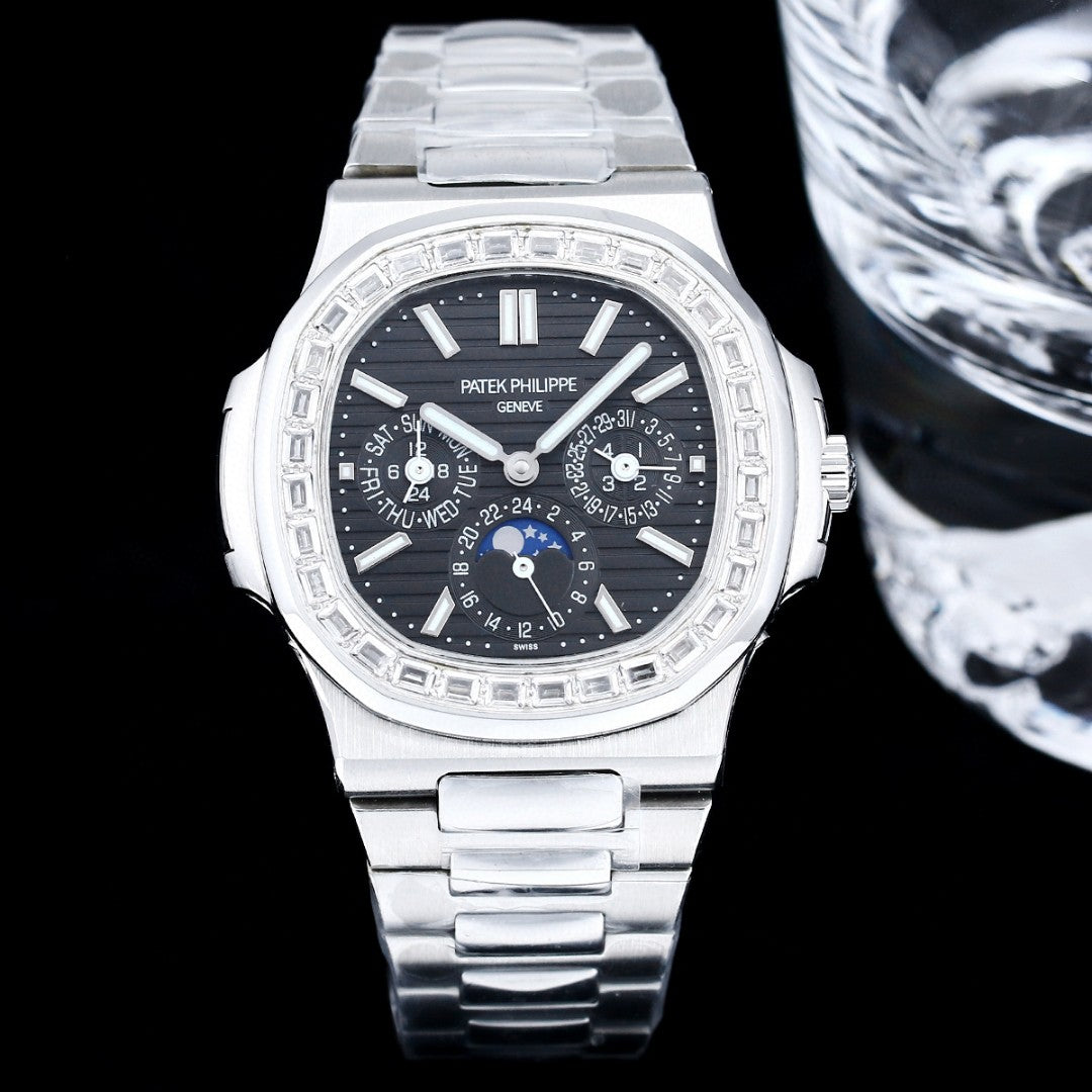 Patek Philippe Nautilus Watch 005 Steel Complication - product view 3