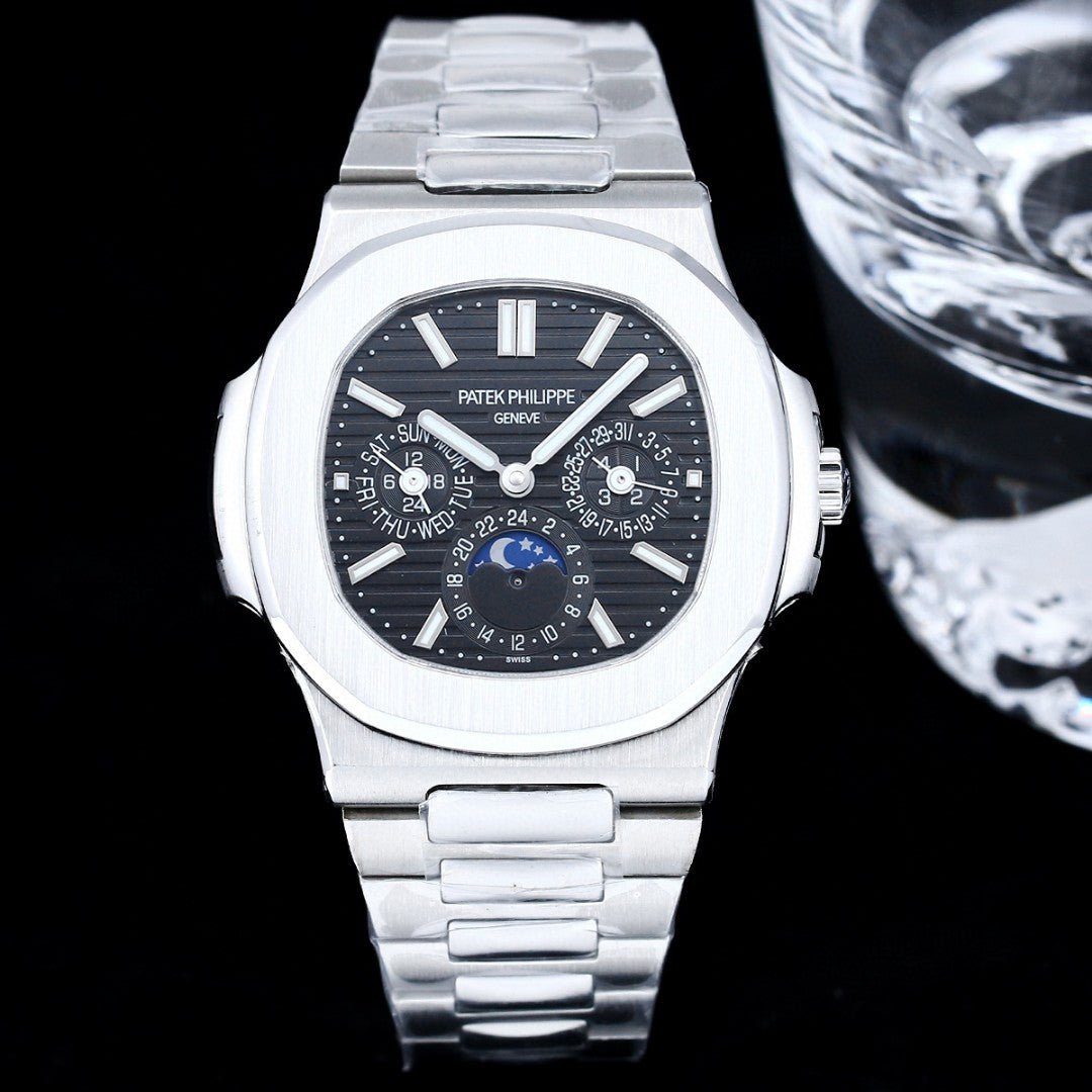Patek Philippe Nautilus Watch 005 Steel Complication - product view 4