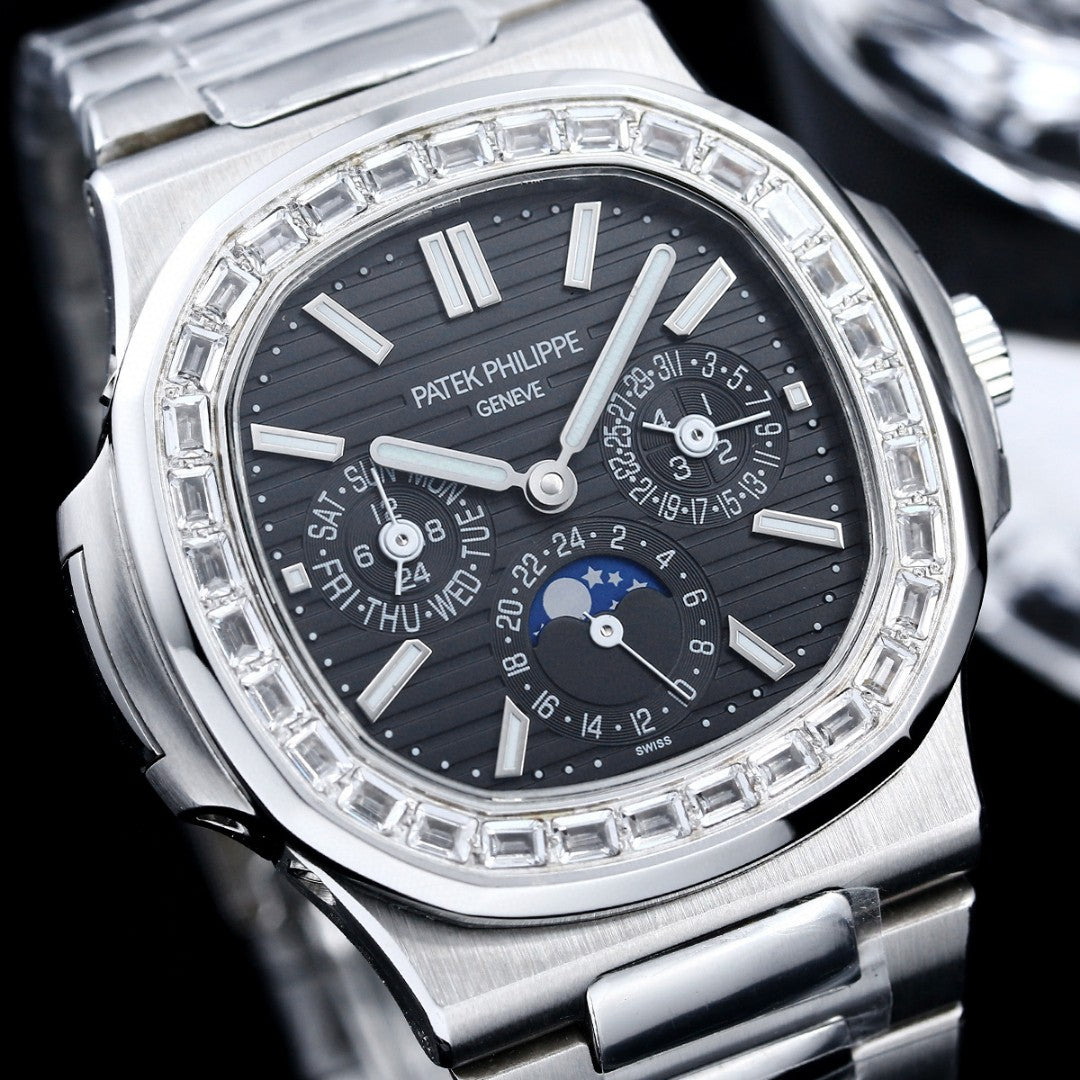 Patek Philippe Nautilus Watch 005 Steel Complication - product view 6