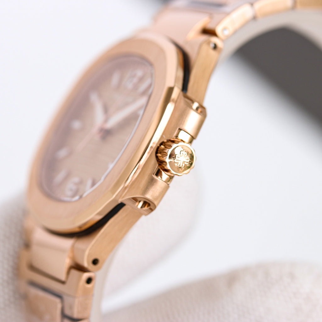 Patek Philippe Nautilus Watch 007 Rose Gold Gold Diamond - product view 7