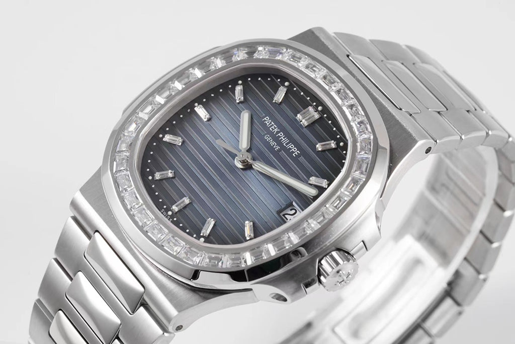 Patek Philippe Nautilus Watch 001 Steel Blue Dial - product view 1