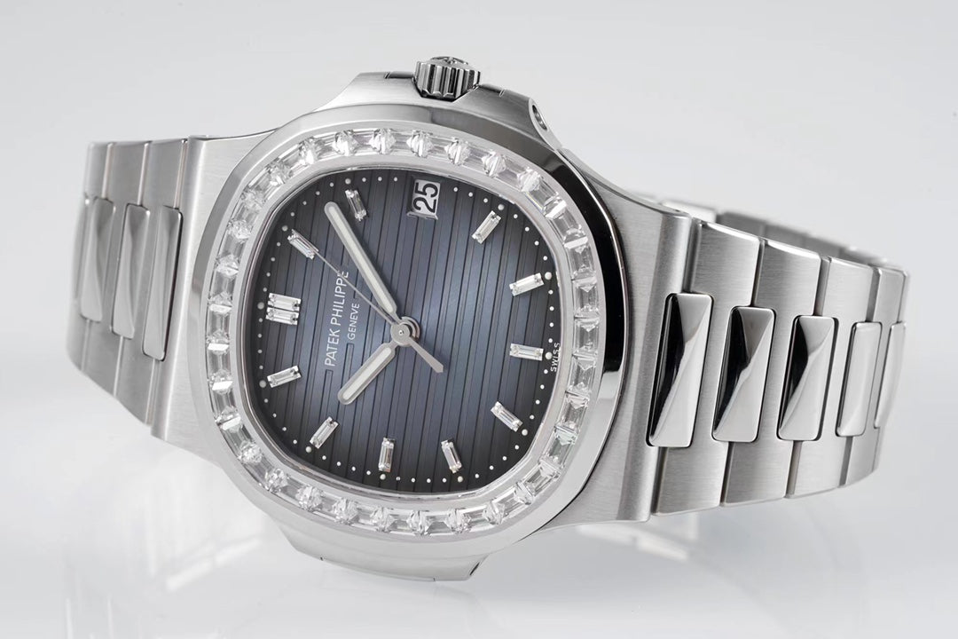 Patek Philippe Nautilus Watch 001 Steel Blue Dial - product view 2