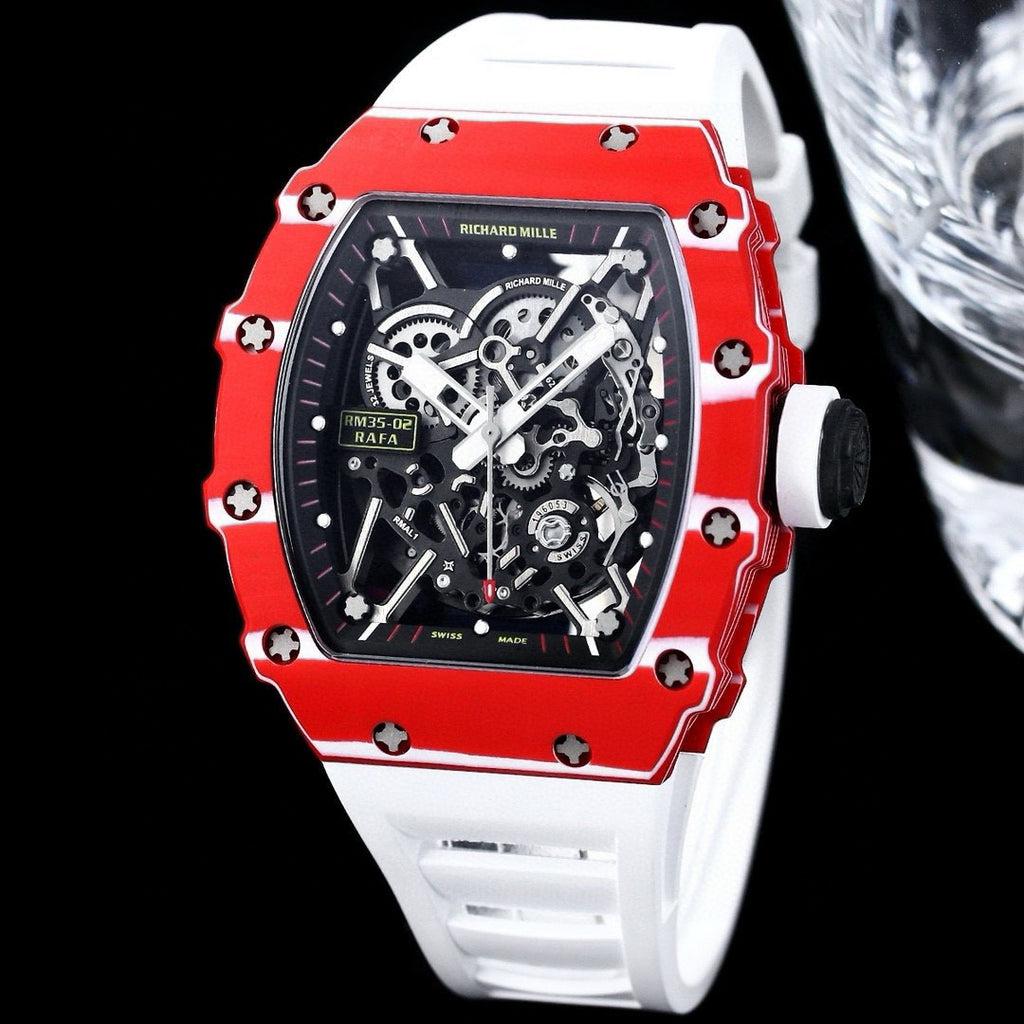Richard Mille RM 35 Collection Watch 007 Red Multi Strap - product view 1