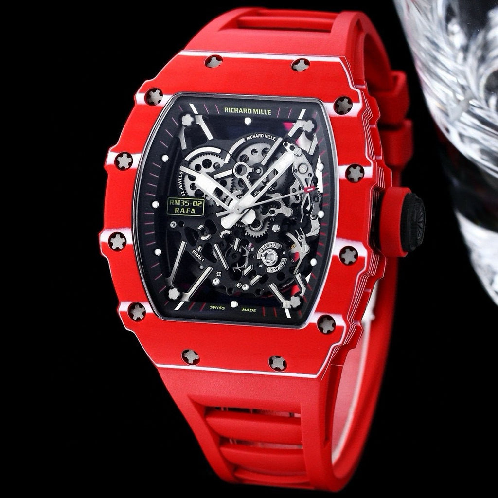 Richard Mille RM 35 Collection Watch 007 Red Multi Strap - product view 2