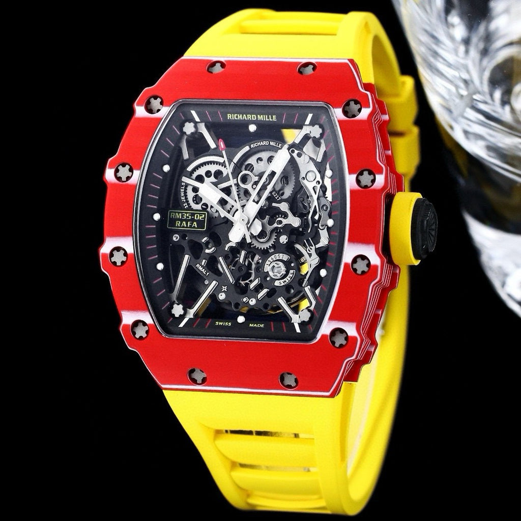 Richard Mille RM 35 Collection Watch 007 Red Multi Strap - product view 4
