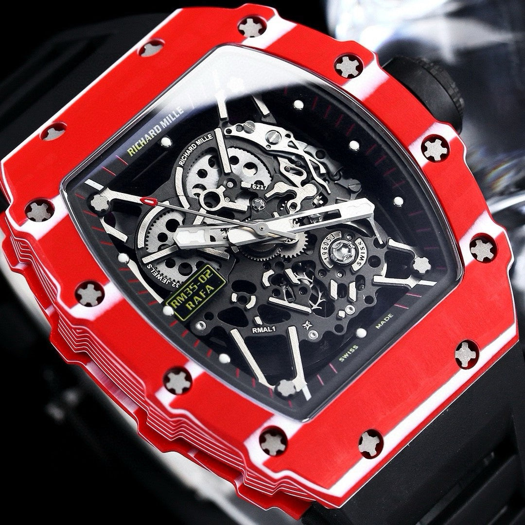Richard Mille RM 35 Collection Watch 007 Red Multi Strap - product view 6