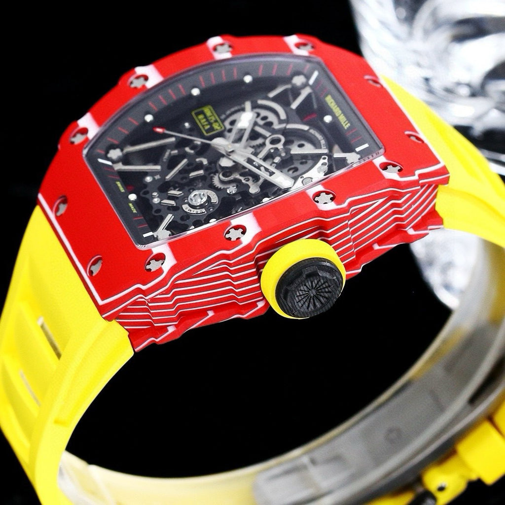 Richard Mille RM 35 Collection Watch 007 Red Multi Strap - product view 7