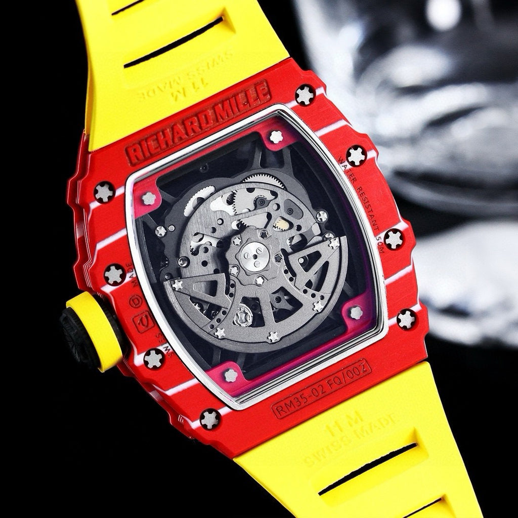 Richard Mille RM 35 Collection Watch 007 Red Multi Strap - product view 8