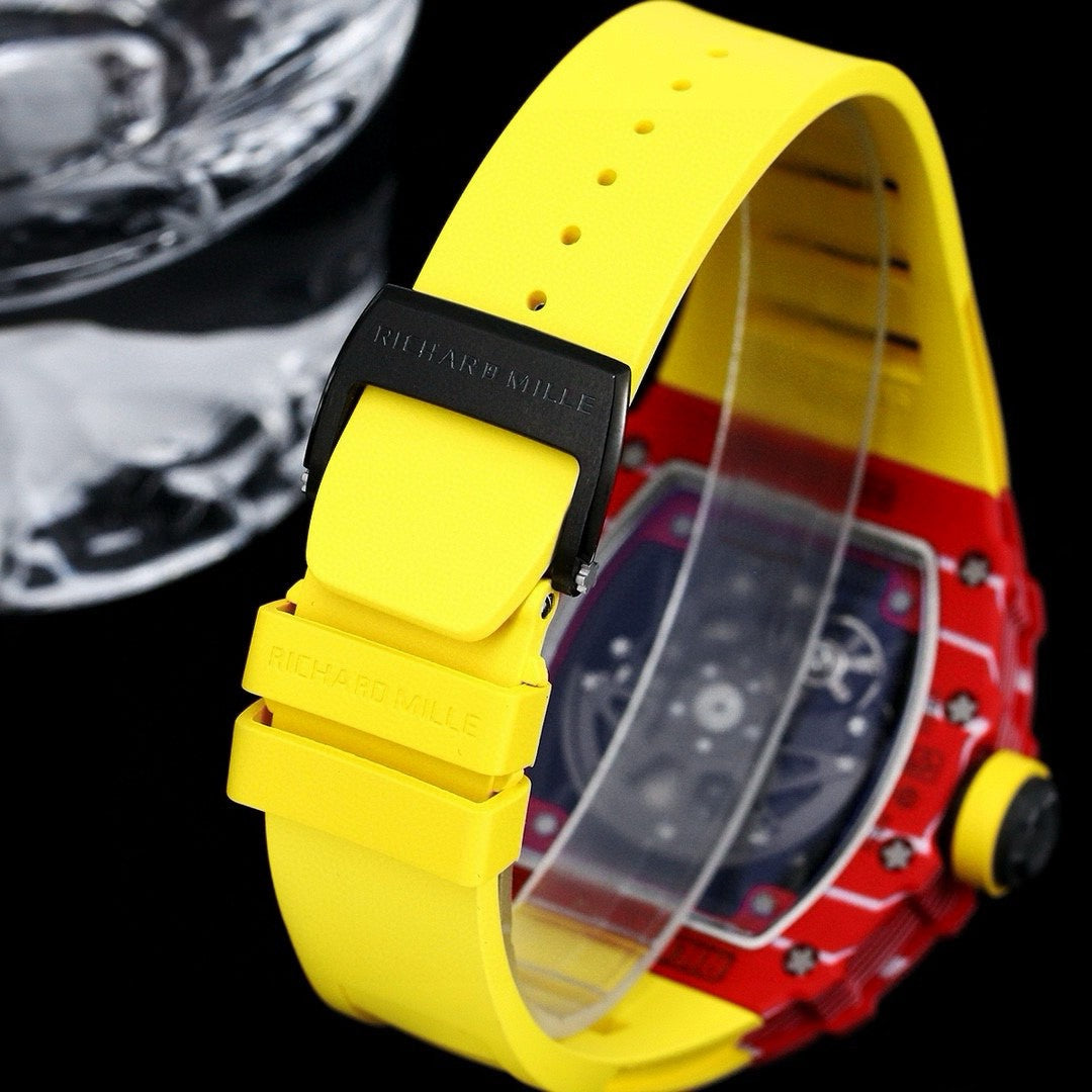 Richard Mille RM 35 Collection Watch 007 Red Multi Strap - product view 9