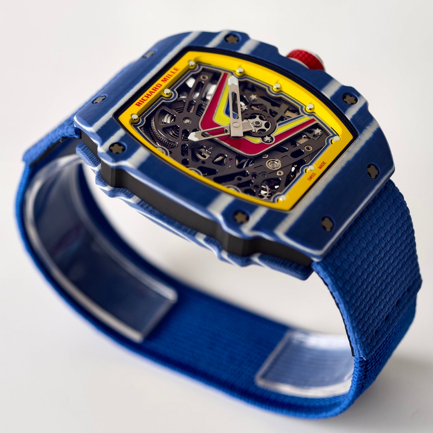 Richard Mille RM 35 Collection Watch 005 Blue Yellow - product view 3