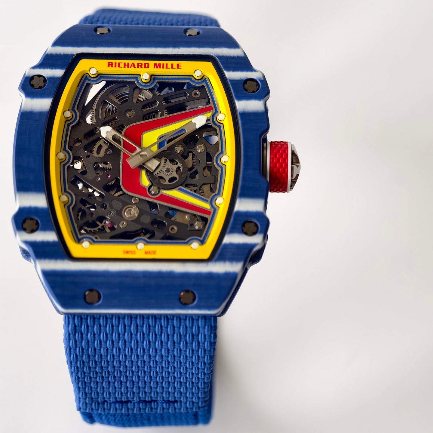 Richard Mille RM 35 Collection Watch 005 Blue Yellow - product view 4