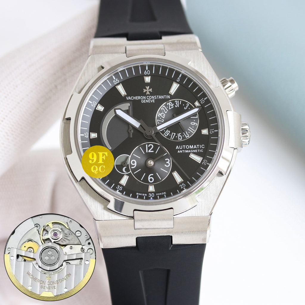 Vacheron Constantin Overseas Watch 002 Steel Black Chronograph - product view 1