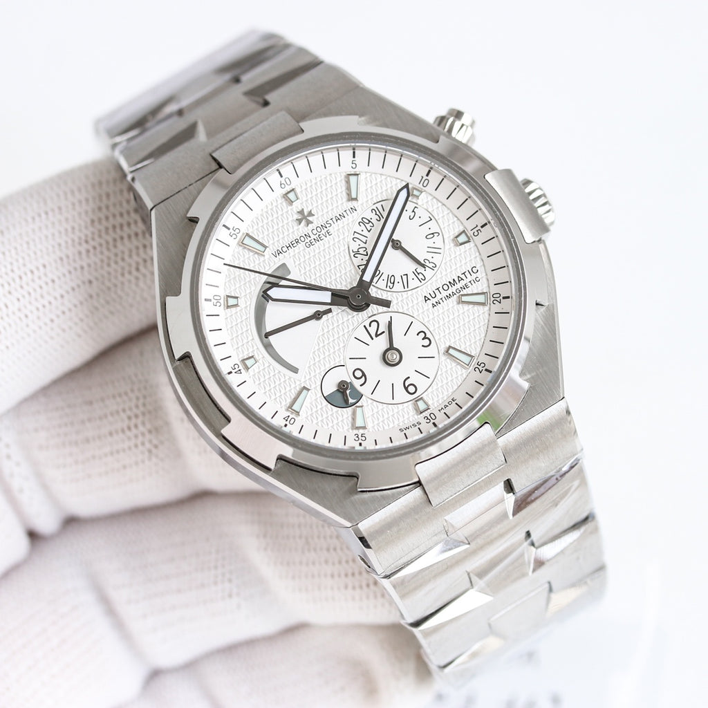 Vacheron Constantin Overseas Watch 001 Steel White Chronograph - product view 1