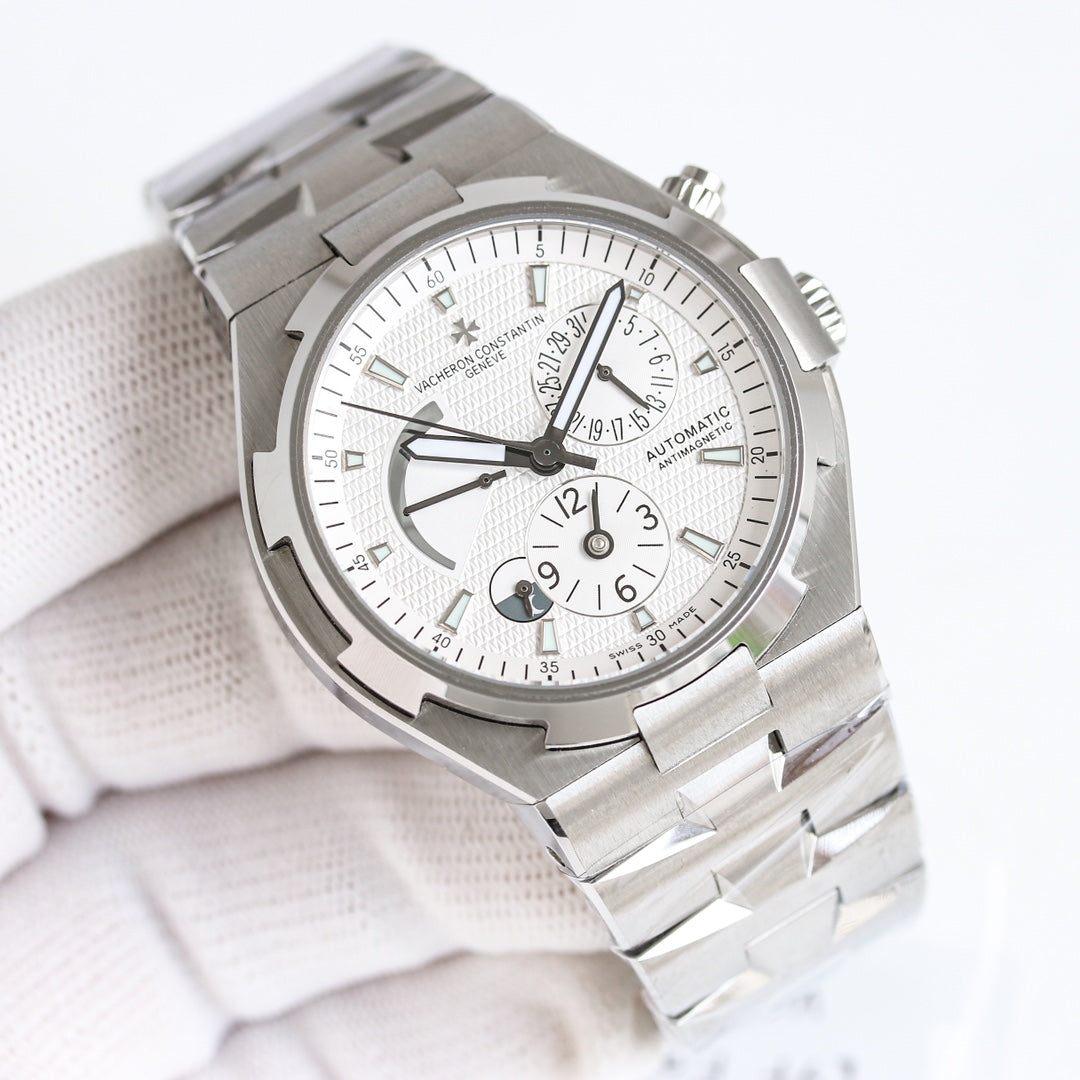 Vacheron Constantin Overseas Watch 001 Steel White Chronograph - product view 1