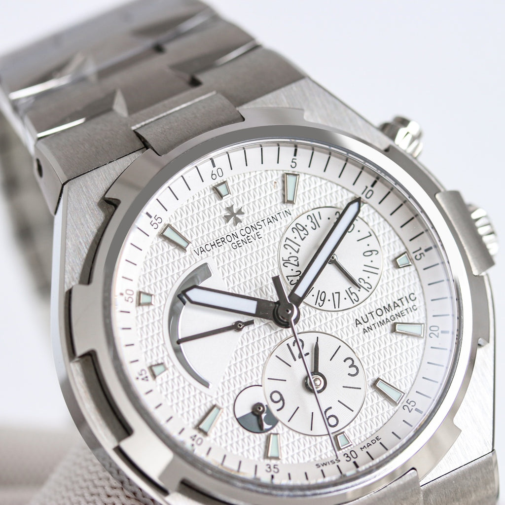Vacheron Constantin Overseas Watch 001 Steel White Chronograph - product view 3