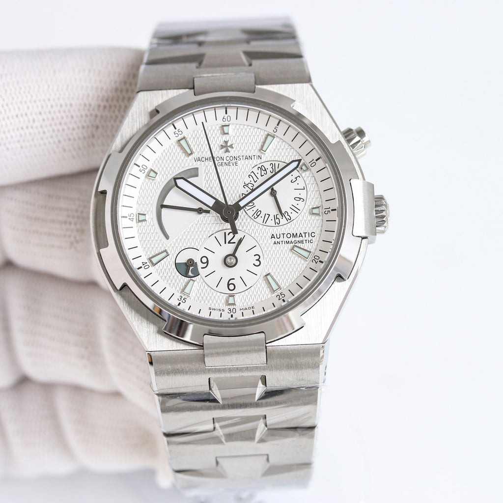 Vacheron Constantin Overseas Watch 001 Steel White Chronograph - product view 4
