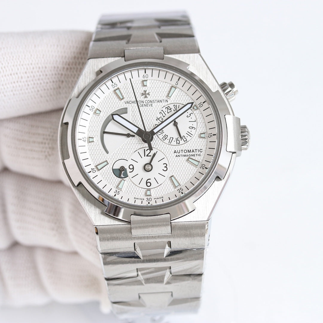 Vacheron Constantin Overseas Watch 001 Steel White Chronograph - product view 4