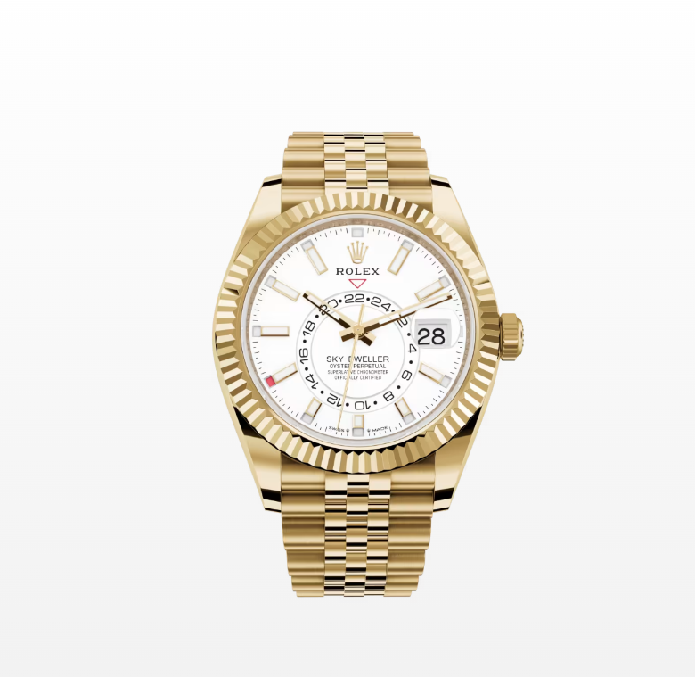 Rolex Sky-Dweller Oyster, 42mm, Oyster, 42mm, Yellow Gold Reissue Watch 366938