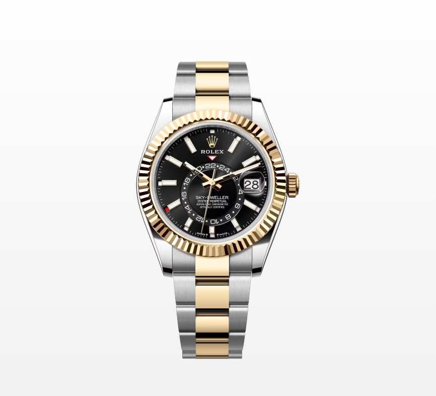 Rolex Sky-Dweller Oyster, 42mm, Yellow Gold and Oystersteel Reissue Watch 336933