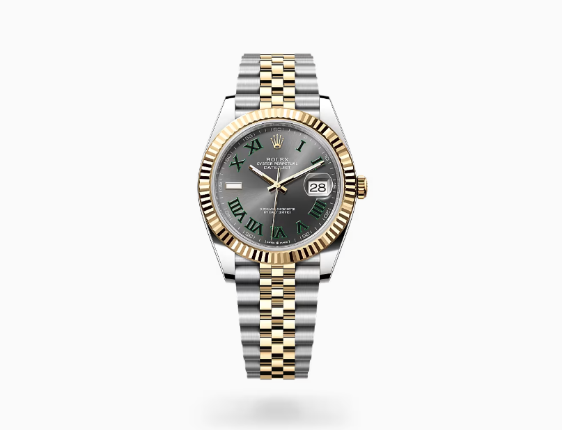 Rolex Datejust 41Oyster, 41mm, gold and oyster steelModel 126333