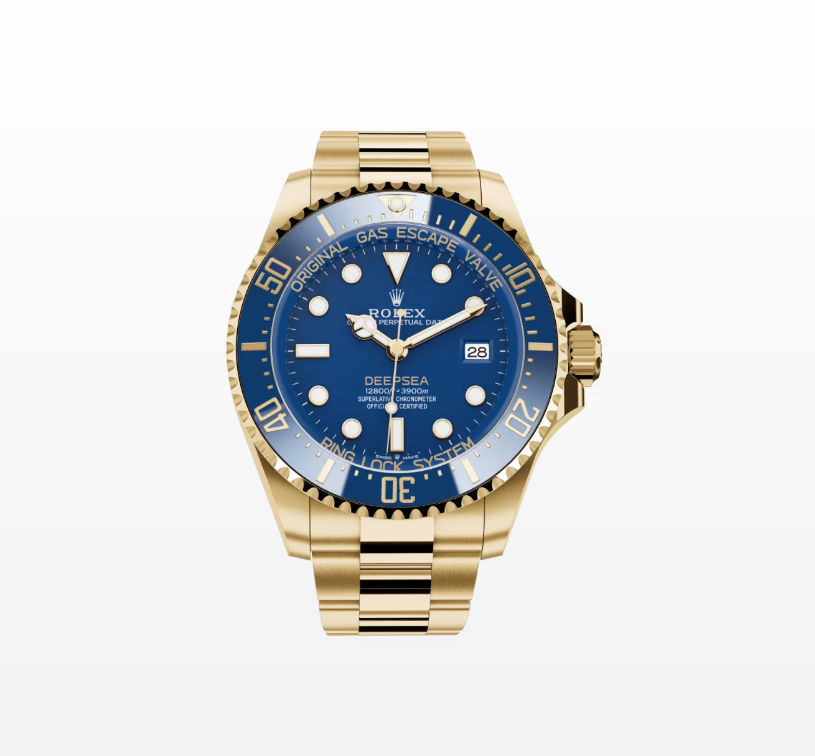 Rolex Sea-Dweller Deepsea, Oyster, 44mm, Yellow Gold Reissue Watch 136668LB