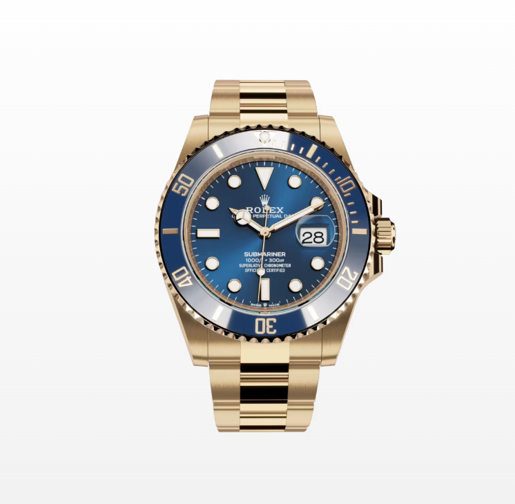 Rolex Submariner Date, 41mm, Yellow Gold Reissue Watch, Reference  126618LN